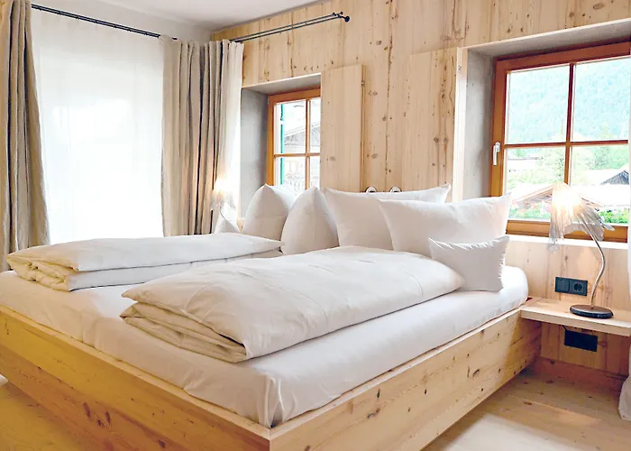 Staudacherhof In I Blick Aufs Zugspitzmassiv I Einzigartige Bayurvida Kueche Готель 4*